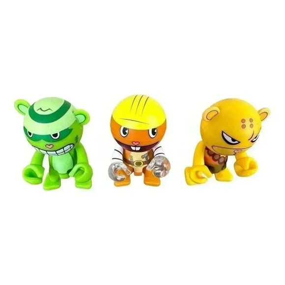 Happy Tree Friends Trexi Vinyl Flippy Figure Lot Of 6 Naughty And Nice - Picture 3 of 11